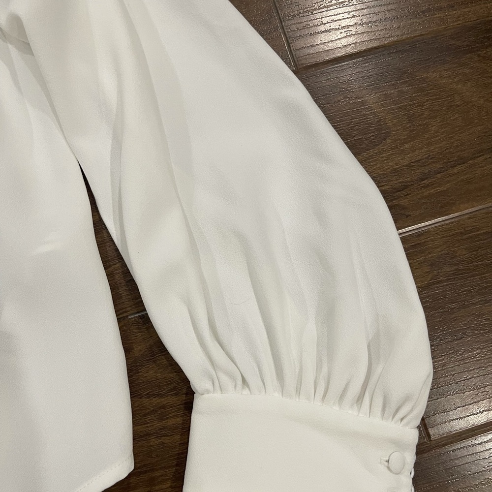 ZARA long  sleeve dress blouse - Picture 6 of 8